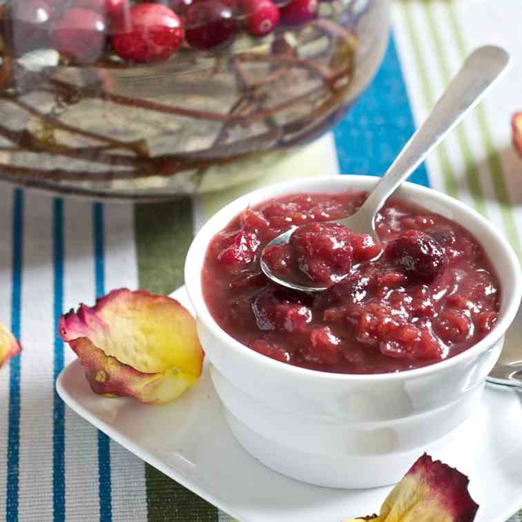 Cranberry Apricot Orange Chutney