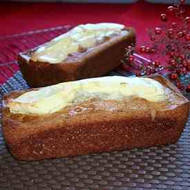 Buttermilk Banana Cream Cheese Bread 