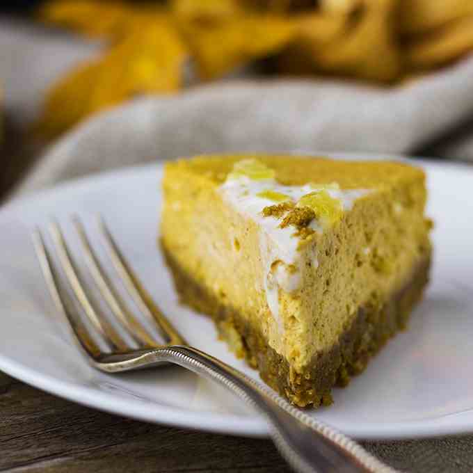 No-Bake Pumpkin Cheesecake