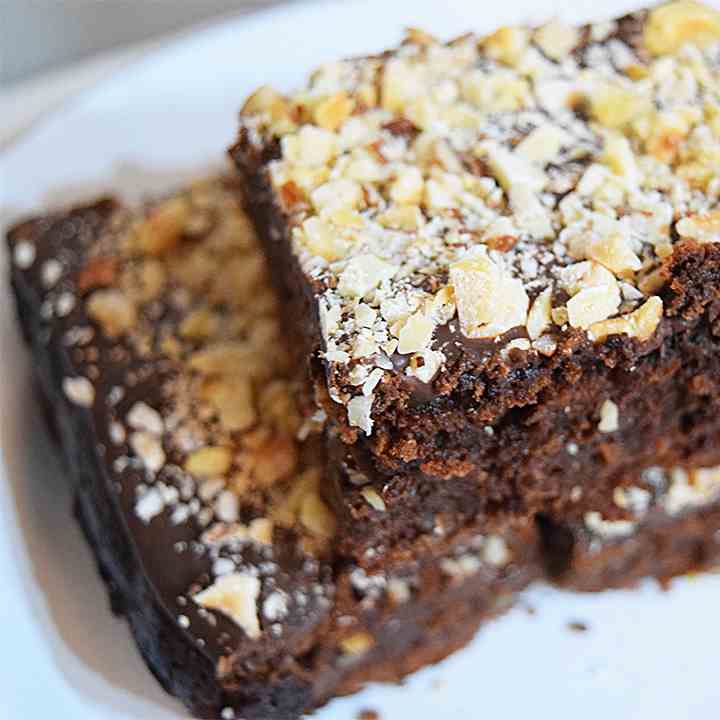 Flourless Double Chocolate Brownies