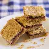 Gluten-Free Vegan Cranberry Oatmeal Bars