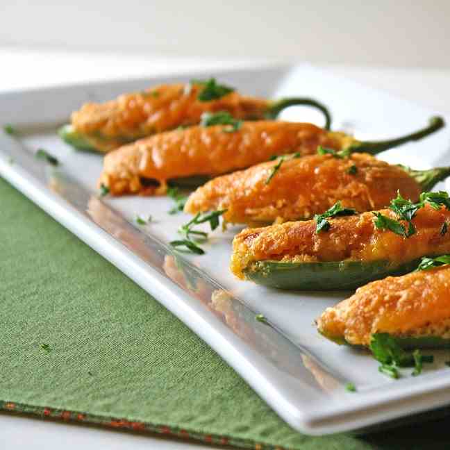 Smoky Cheddar Cornbread Poppers