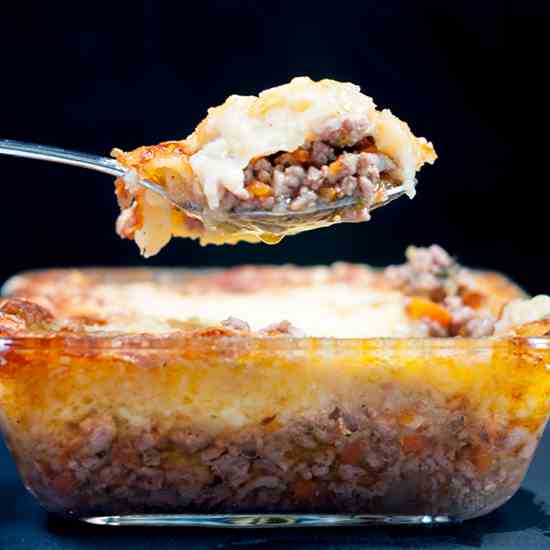 Cheddar Topped Shepherd's Pie