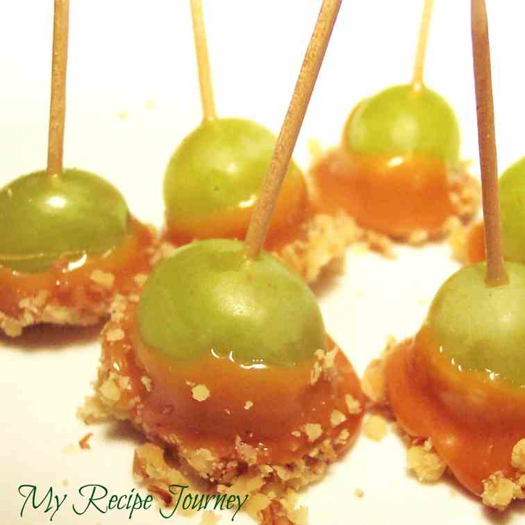 Caramel Covered Grapes