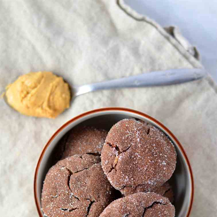 Chocolate Peanut Butter Filled Cookies