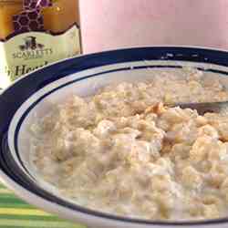 Honey & whisky porridge