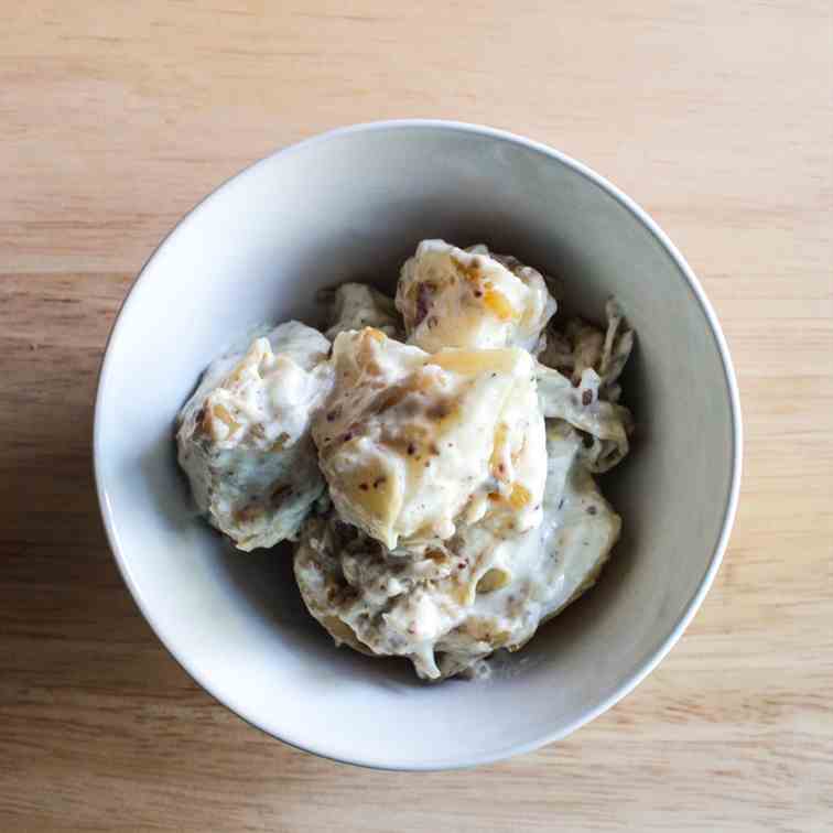 French Onion Dip Potato Salad