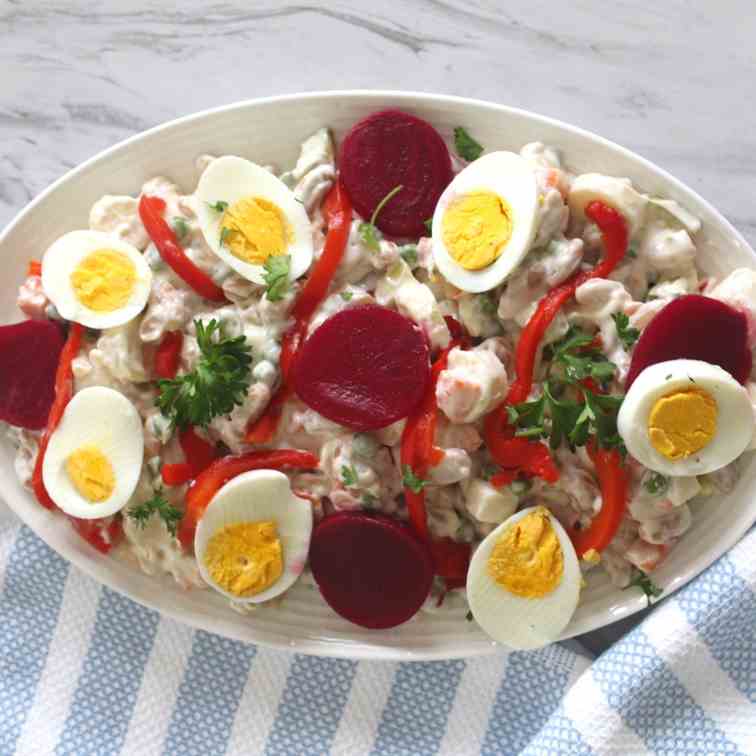 Albanian New Year's Eve Salad 