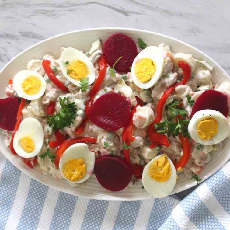 Albanian New Year's Eve Salad