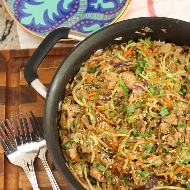 Chicken Egg Roll in a Bowl