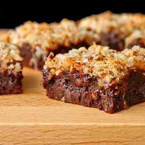 Coconut Praline Brownies