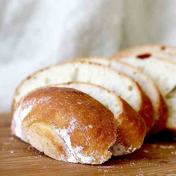 No-knead Crusty Vegan Bread