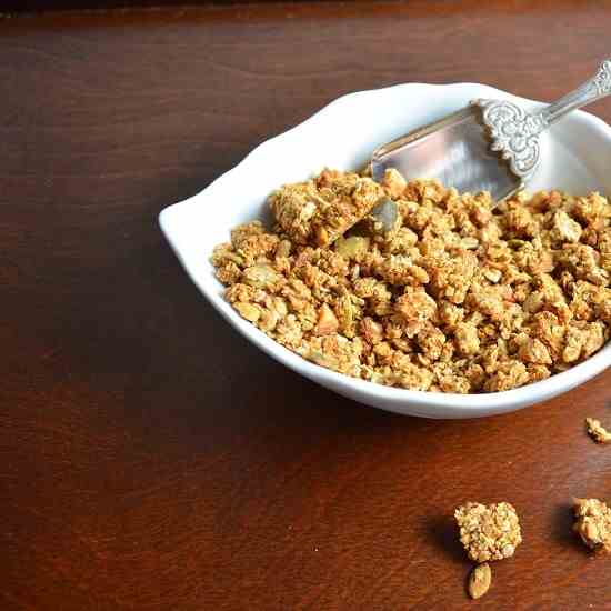 crunchy homemade granola