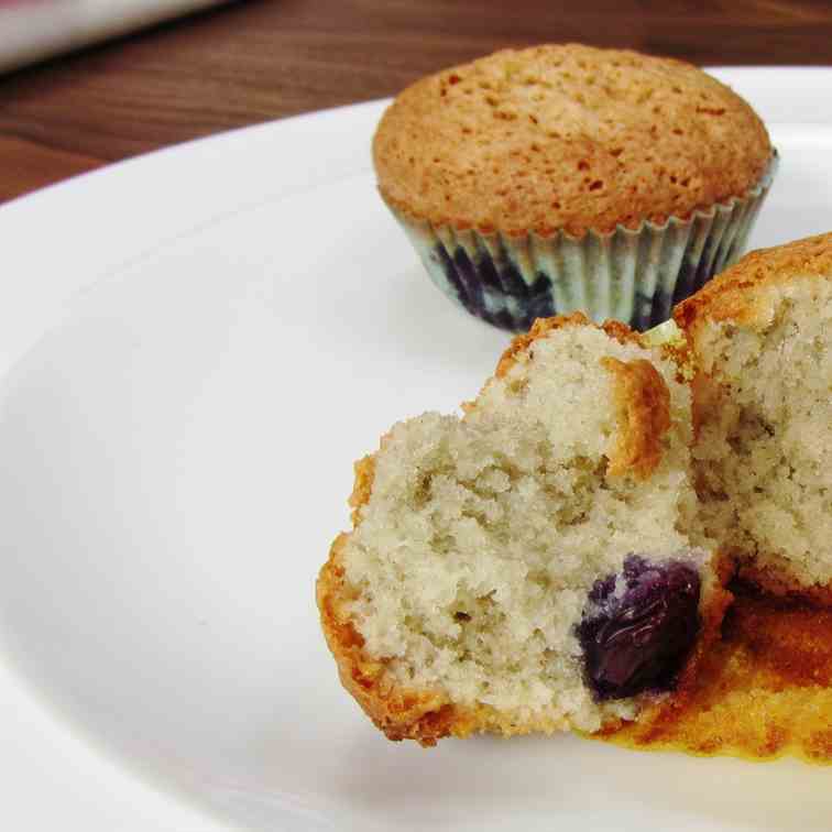 Blueberry Almond Muffins