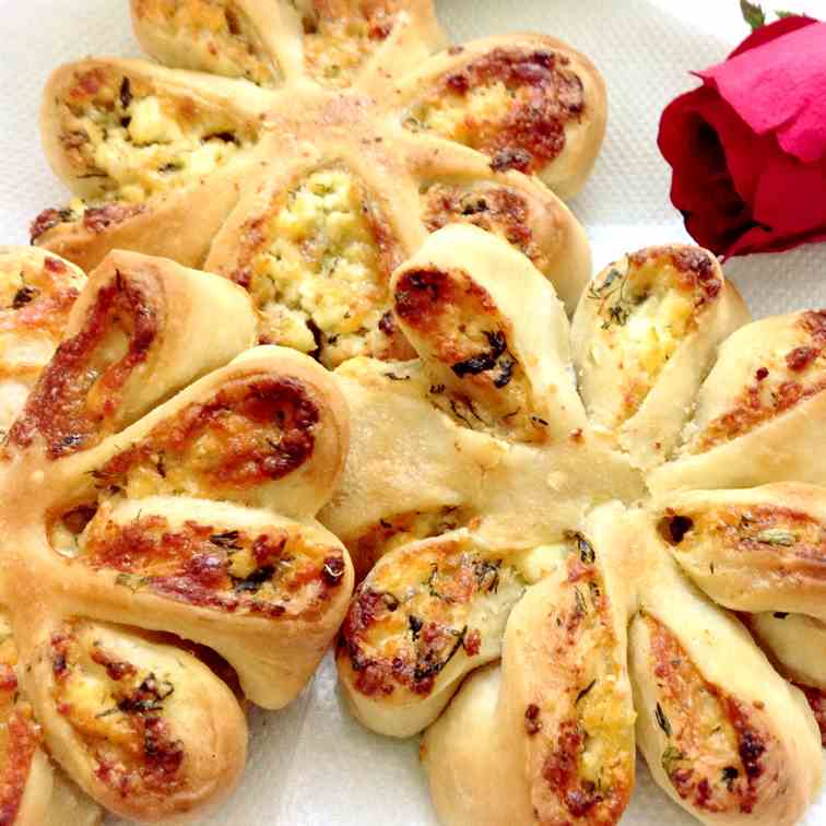 Cottage, Cheddar Cheese and Cilantro Bread