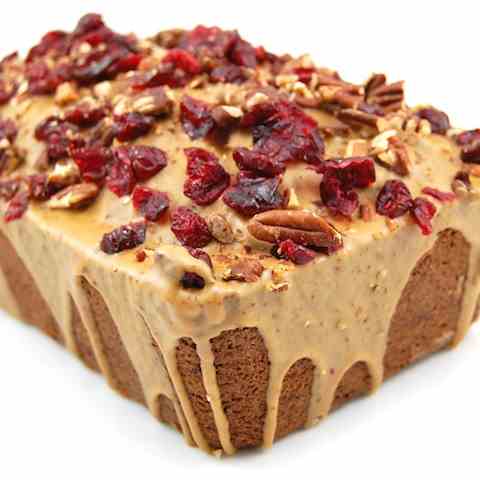 Espresso Pound Cake with Cranberries