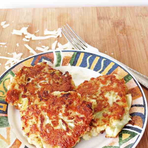 Parmesan Cauliflower Fritters 