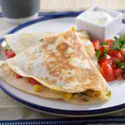 Vegetarian Quesadilla Recipe