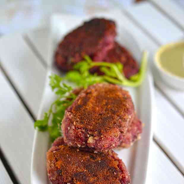 Beetroot Cutlet (Tikki)