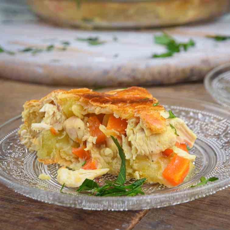 Chicken Pasty Pie