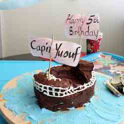 Pirate Ship Cake