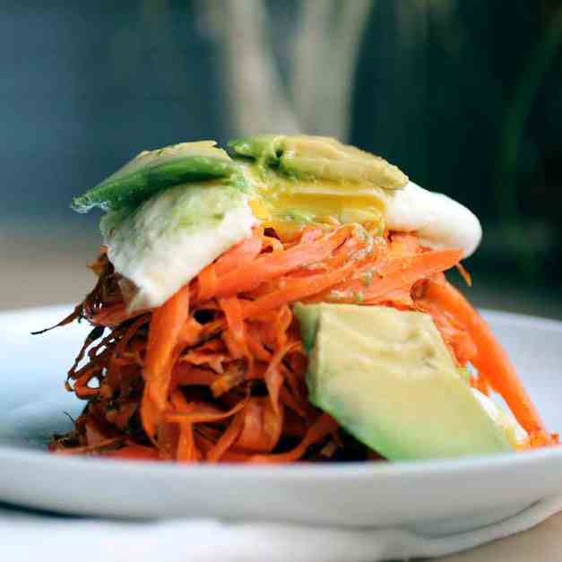 Shaved Carrot Fritters