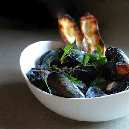 Mussels Dijonnaise