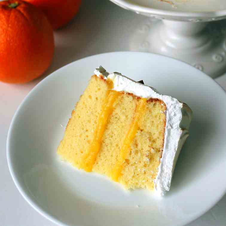 Orange chiffon cake