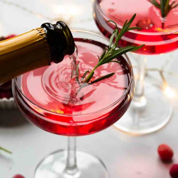 Santa Spritz Christmas Cocktail