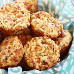 Bacon Cheddar and Chive Muffins