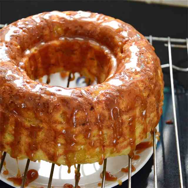 Pineapple orange ginger cake