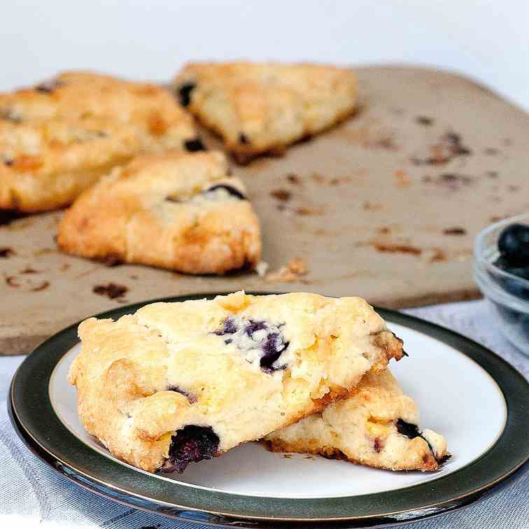 Lemon Blueberry Scones