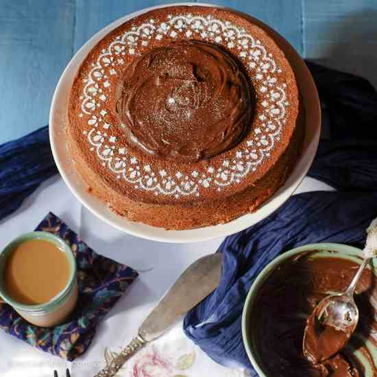 Golden Almond Cake