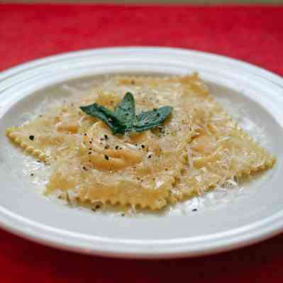 Pumpkin Mascarpone Ravioli