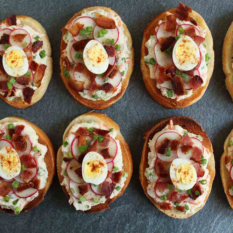 Spring Vegetable Tartine