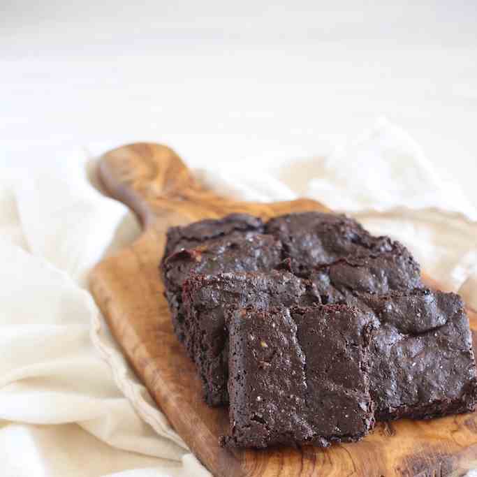 Coconut Oil Cocoa Brownies