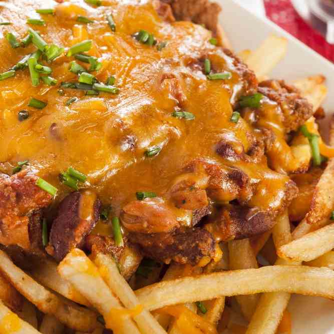 Air Fryer Messy Sloppy Joes Cheesy Fries