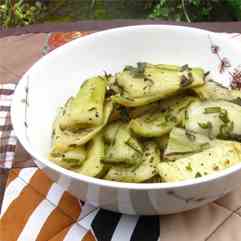 Julia Child's Baked Cucumbers.