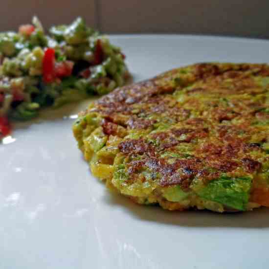 Vegan Chickpea Veggie Patty