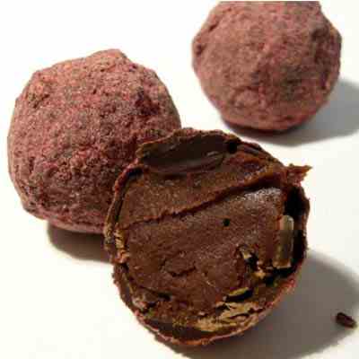Rose & Chai Spiced Chocolate Truffles
