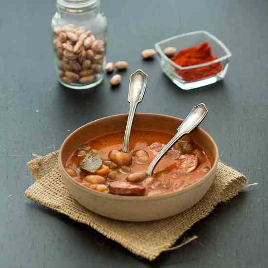 Bean Stew With Kielbasa
