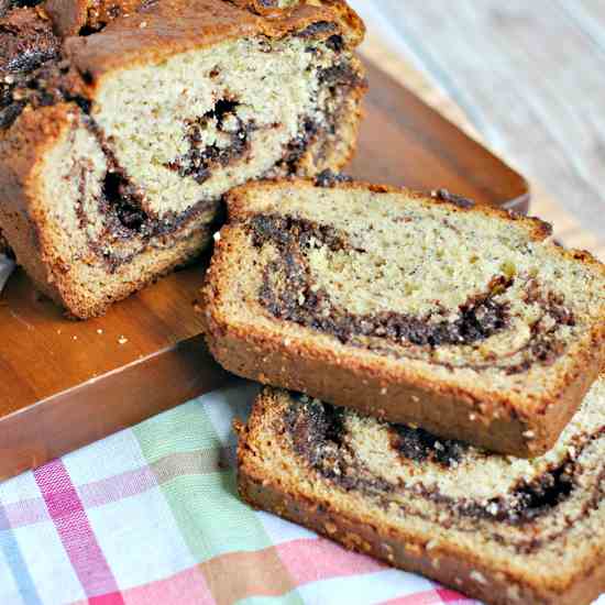 Nutella Banana Bread