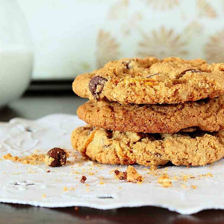 Whole Wheat Chocolate Chip Cookies