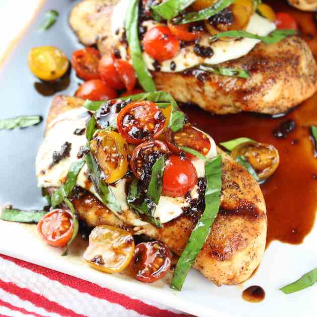 Grilled Chicken Caprese