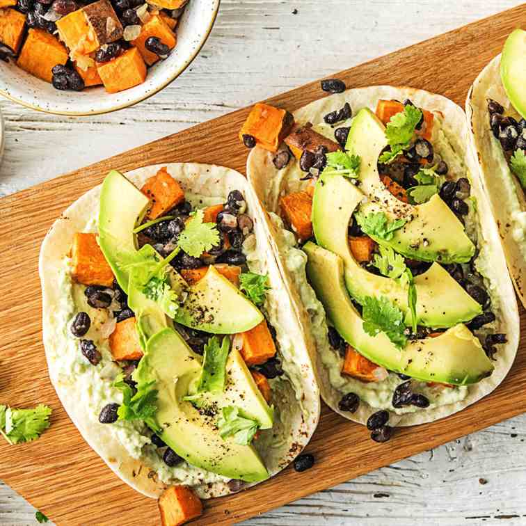 Sweet Potato and Black Bean Tacos