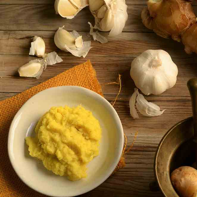 Homemade Ginger Garlic Paste