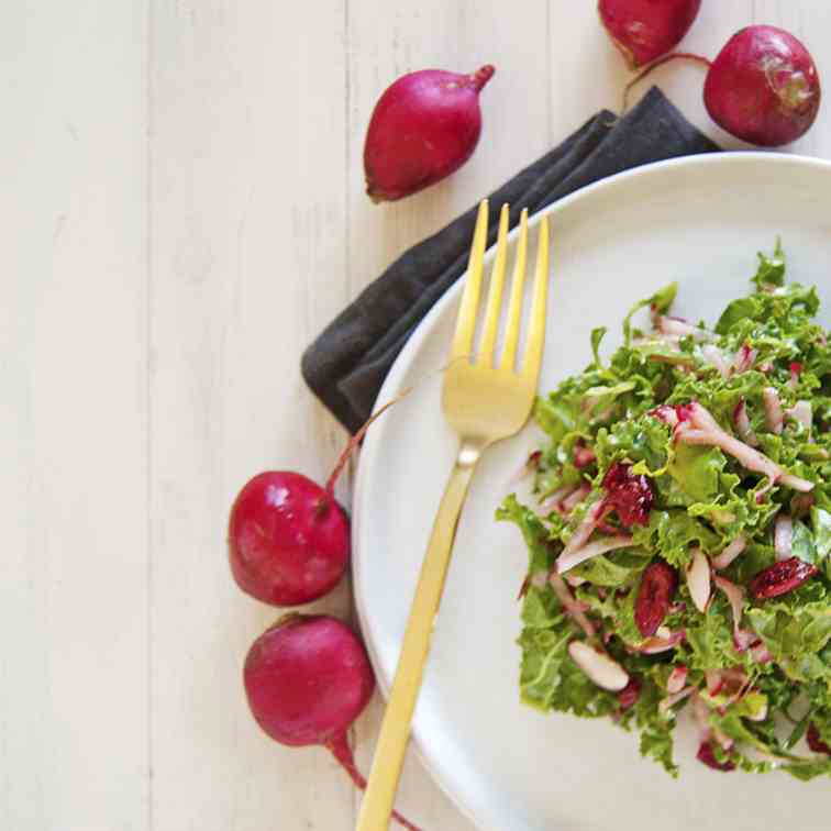 Kale and Radish Slaw