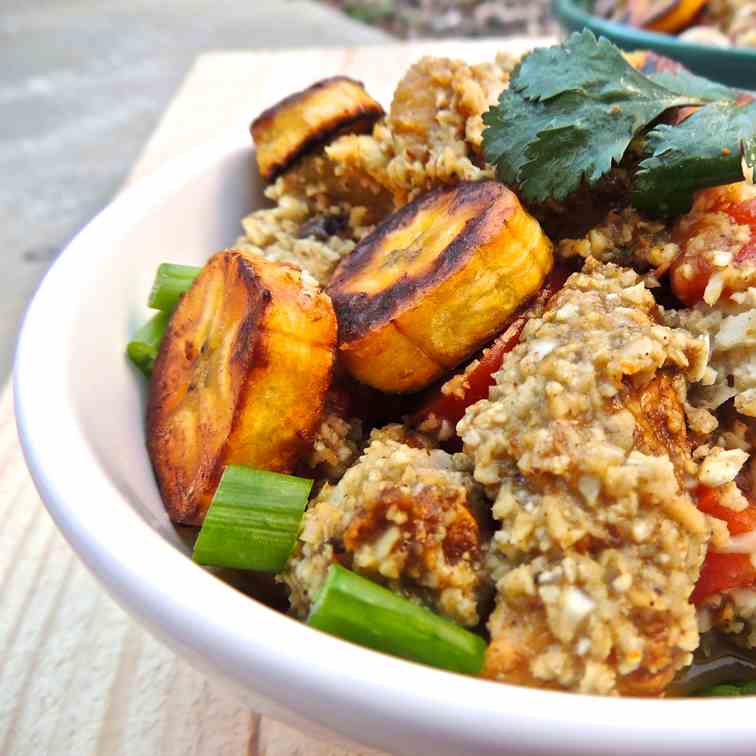 Jerk Chicken and Cauliflower Rice Bowls