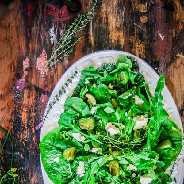 Garden Salad With Pan Seared Peppadews