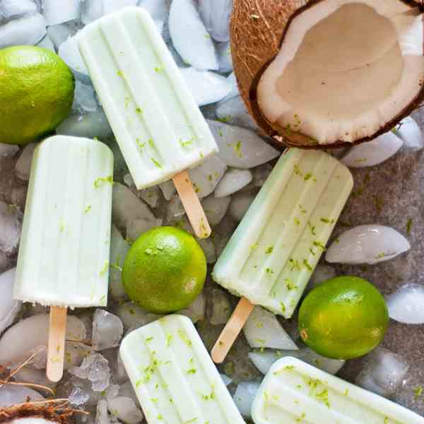 Coconut Lime Popsicles